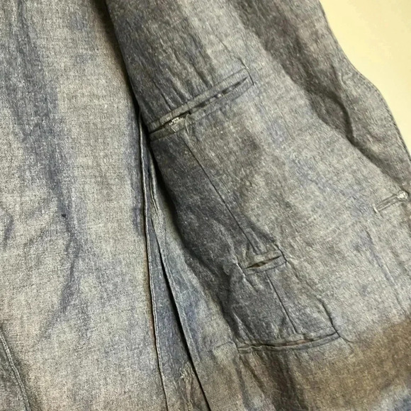 NWT  J. Crew denim feel blazer jacket - Picture 4 of 7